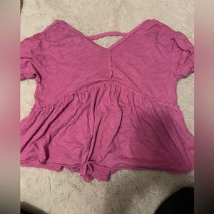 american eagle baby doll tee
